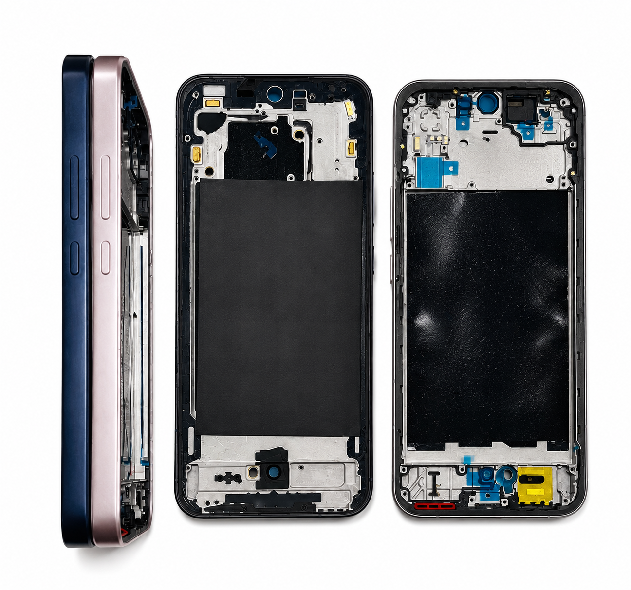 Compatible Replacement OPPO Reno 15C 5G Middle Frame – Black & Pink